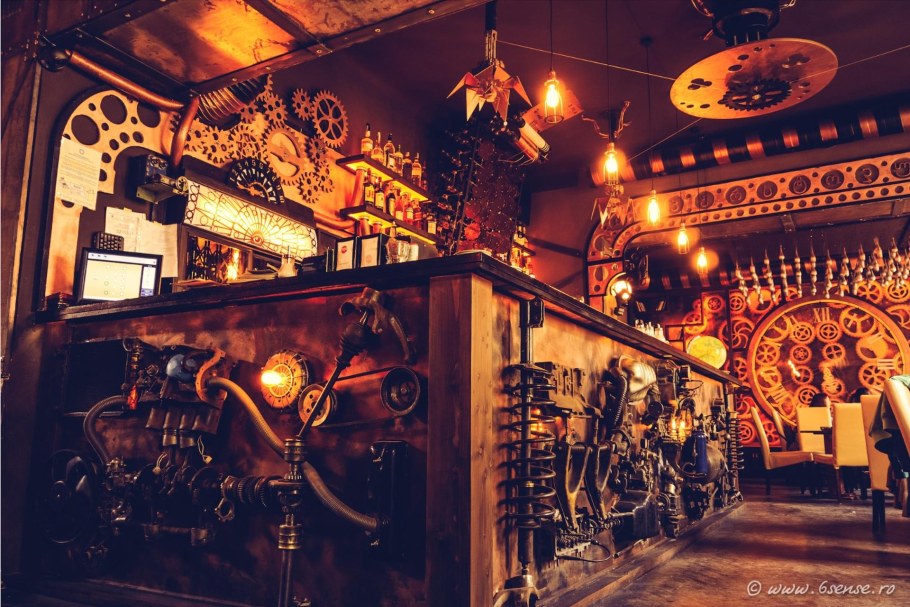 Паб в стиле стимпанк в Румынии Joben Bistro