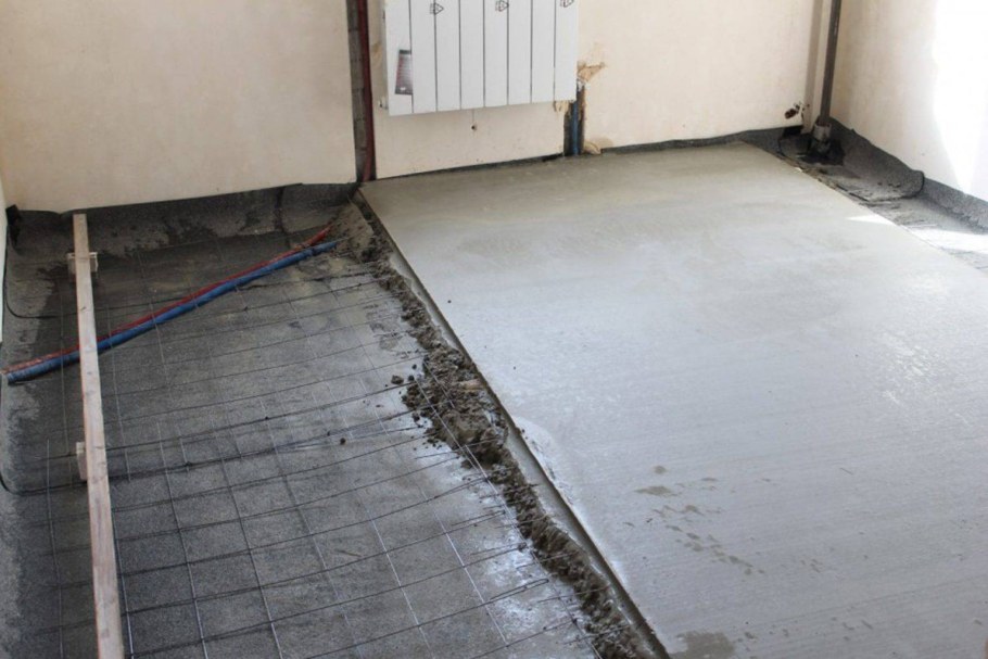 Утеплить бетонный пол пеноплексом