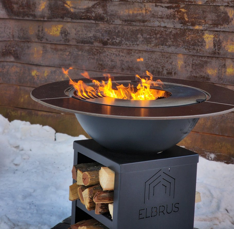 Кострище в финском стиле