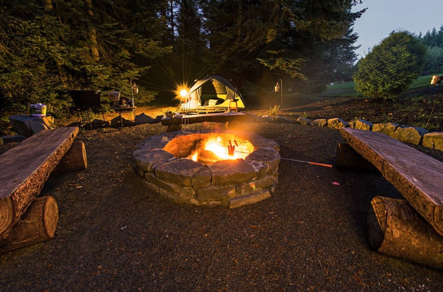 Открытый огонь на даче