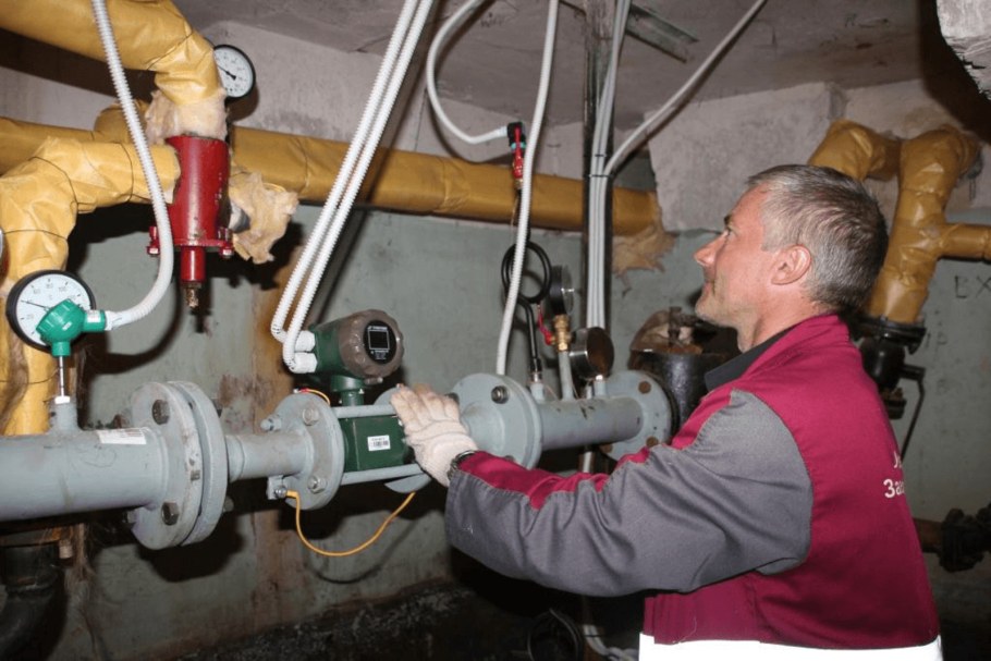 Опрессовка элеваторного узла отопления