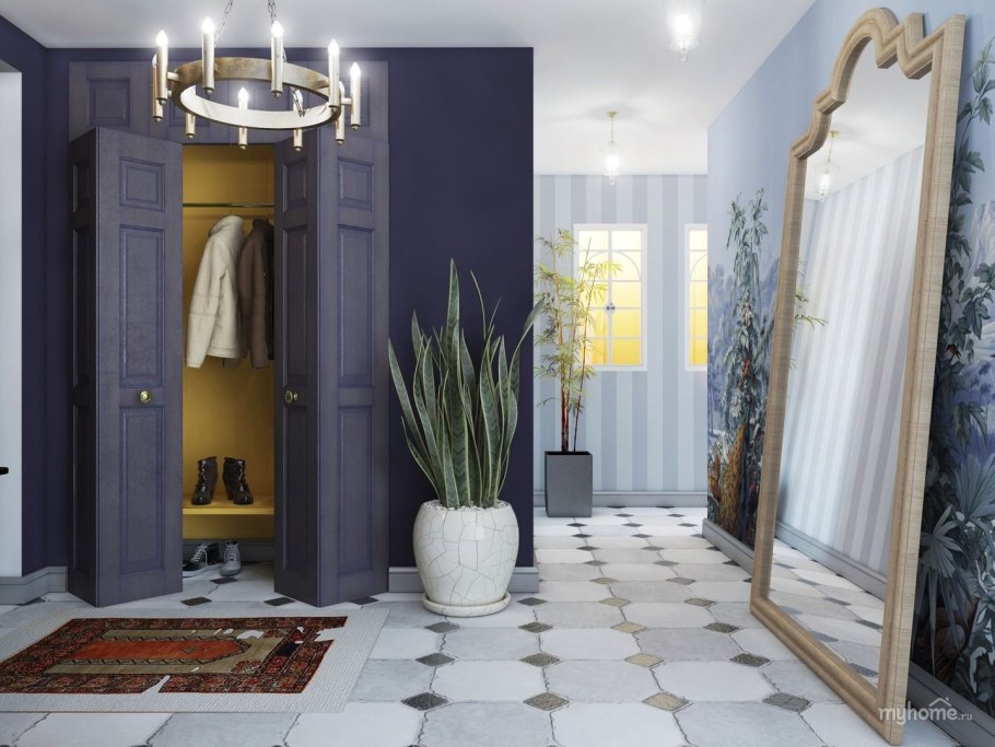 Прихожая в стиле Эклектика