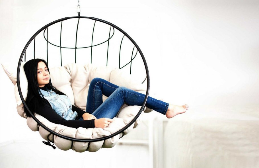 Подвесное кресло металлическое