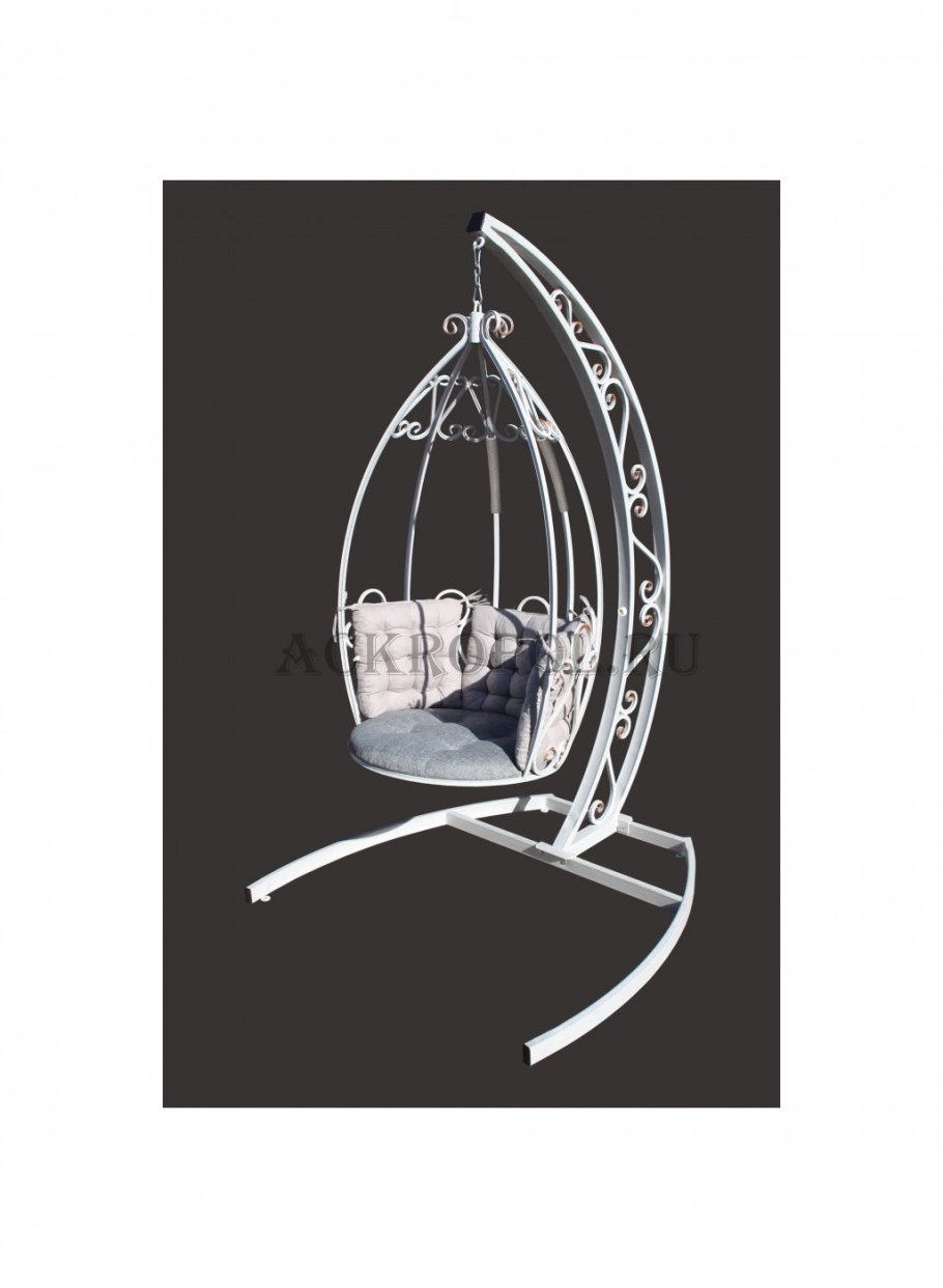 Подвесное кресло из металла