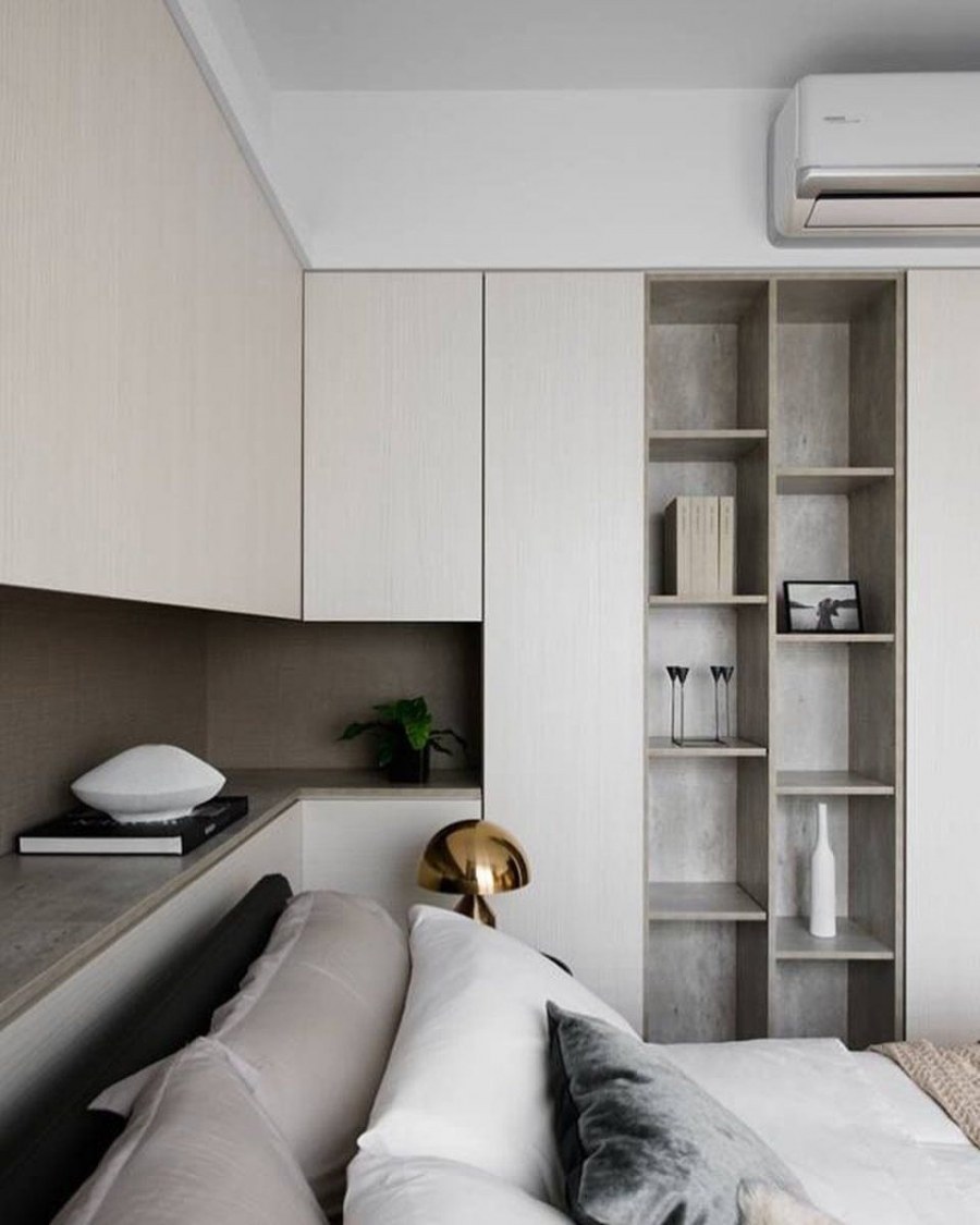 Навесные шкафы в спальню