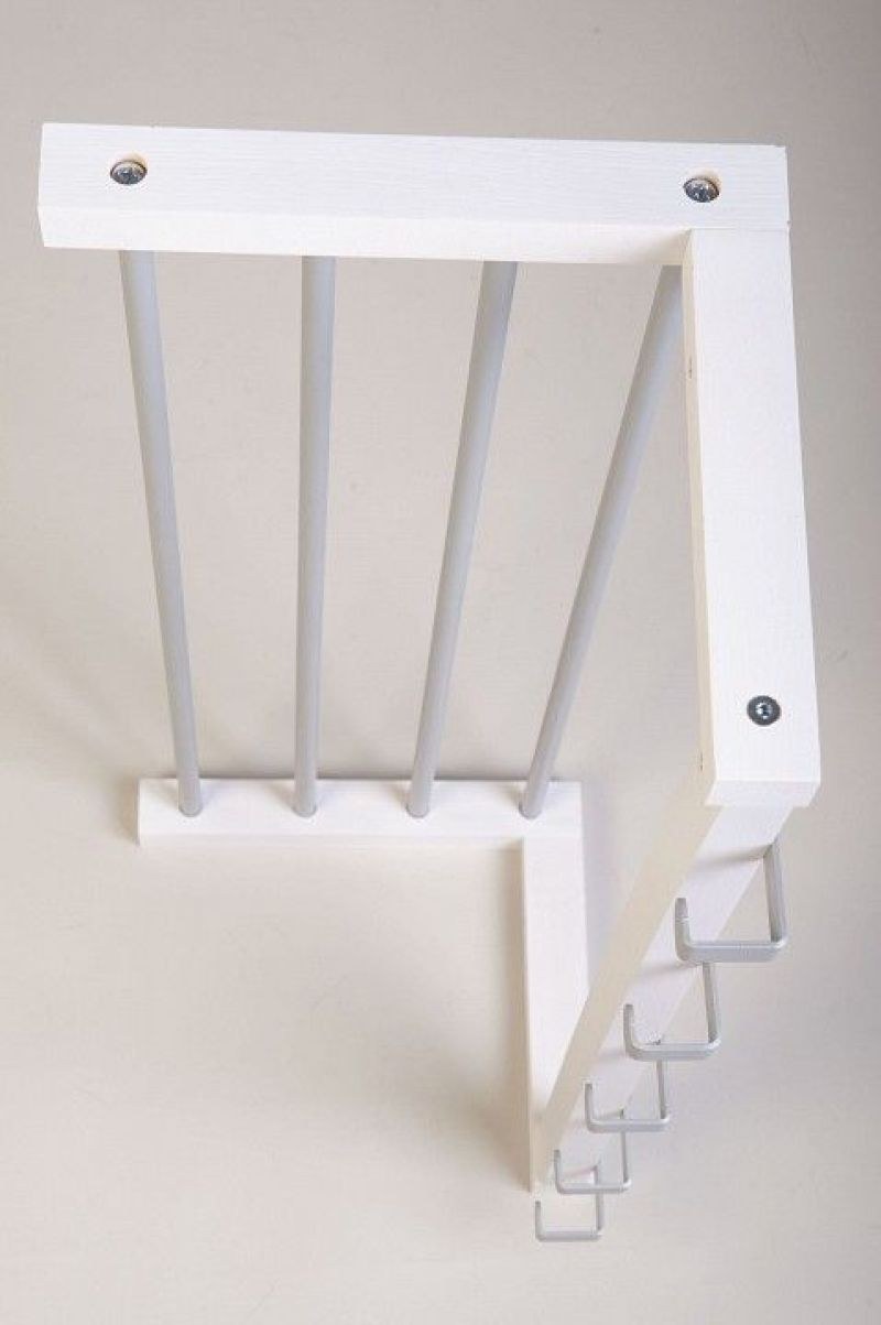 Вешалка настенная альберо беленая 5 крючков (69 фото)