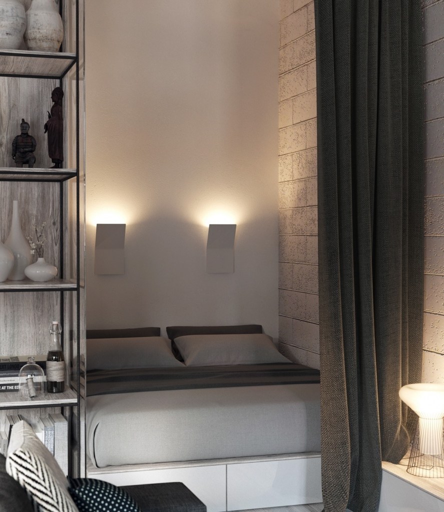 Кровать в нише