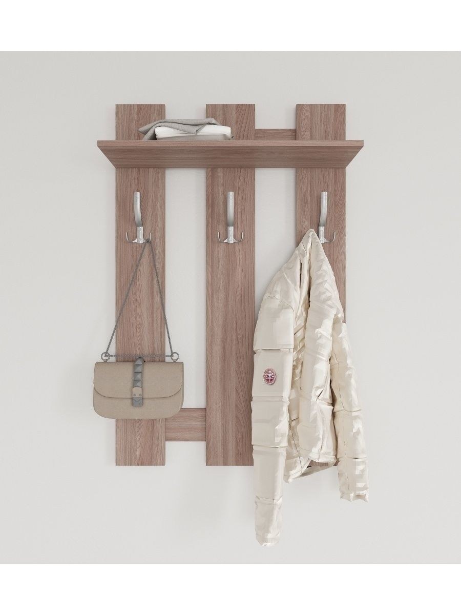 Вешалка ясень шимо темный (67 фото)