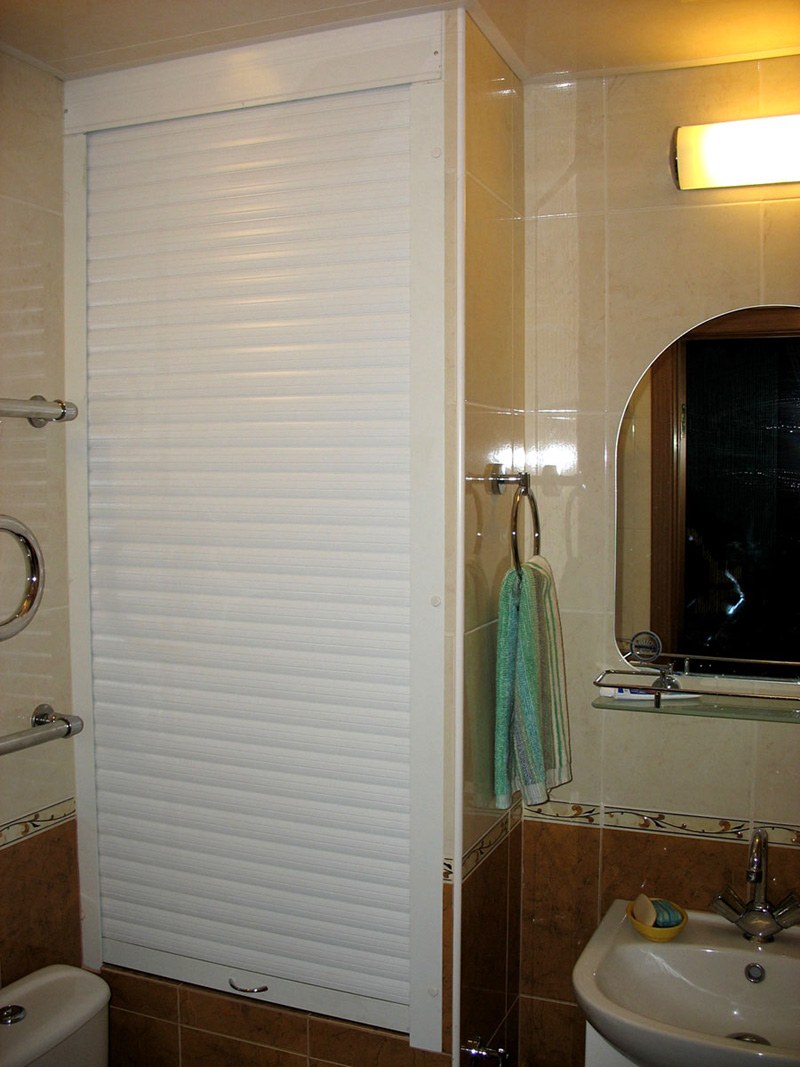 Рольставни Алютех в санузел