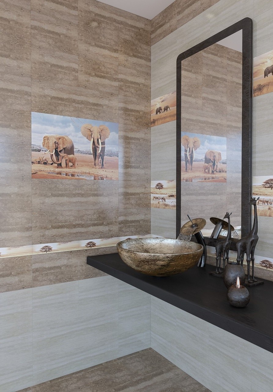 Керамическая плитка Травертино Саванна