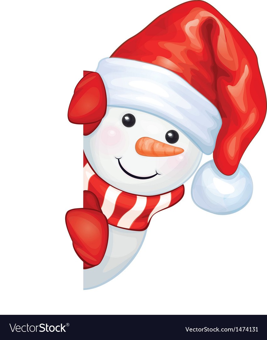 Снеговики на окна цветные