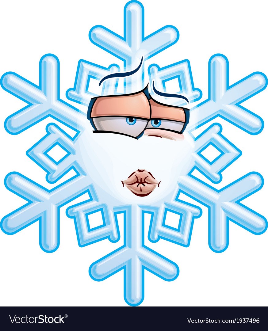 Новогодние смайлы-снежинки