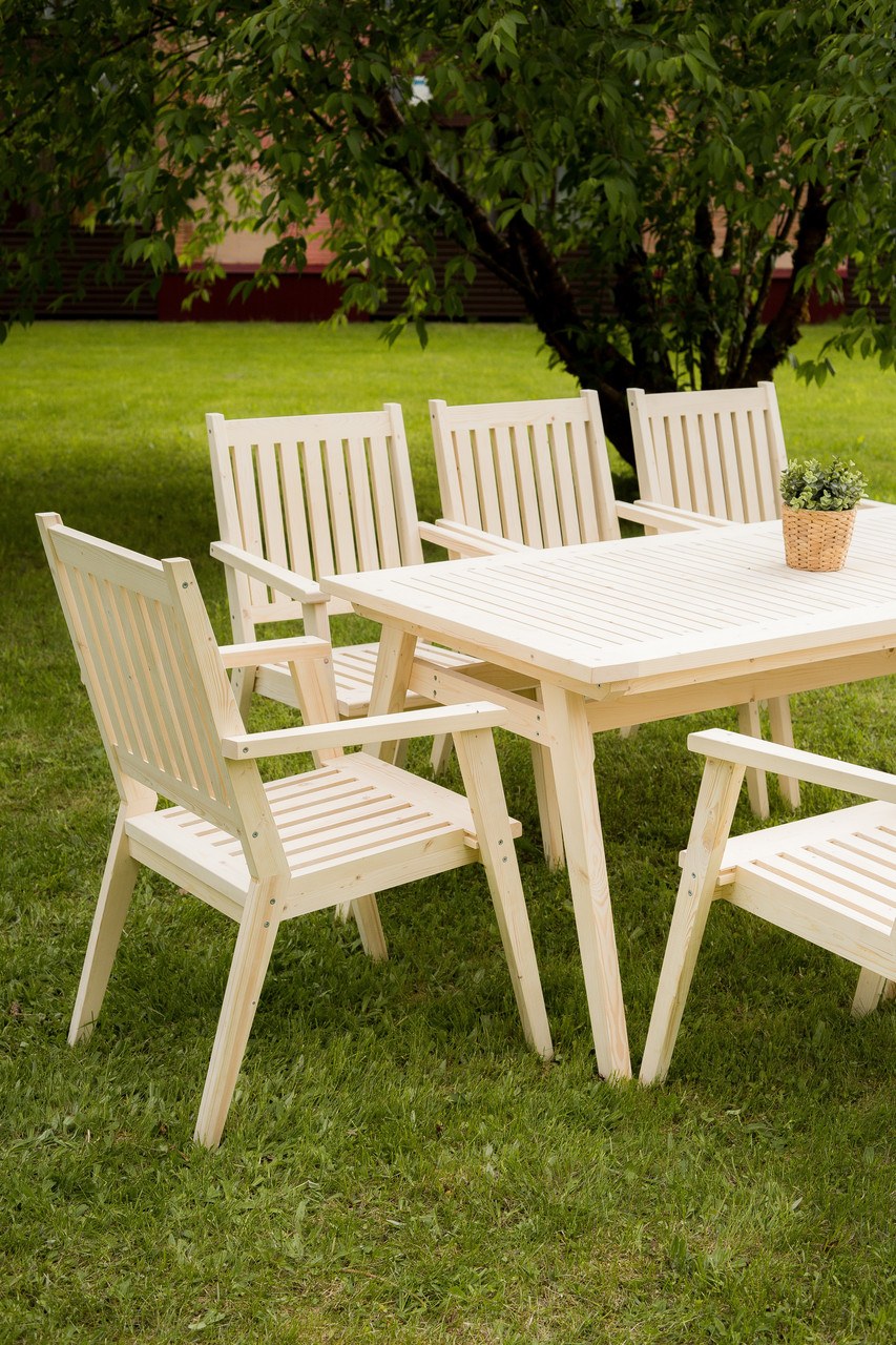 Деревянная Садовая мебель