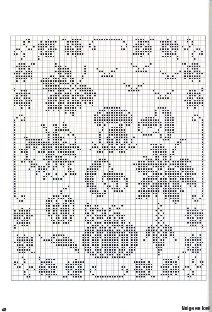 Филейка крючком схемы мотивы