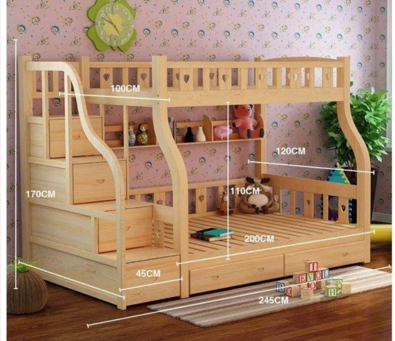 производство деревянных детских кроватей