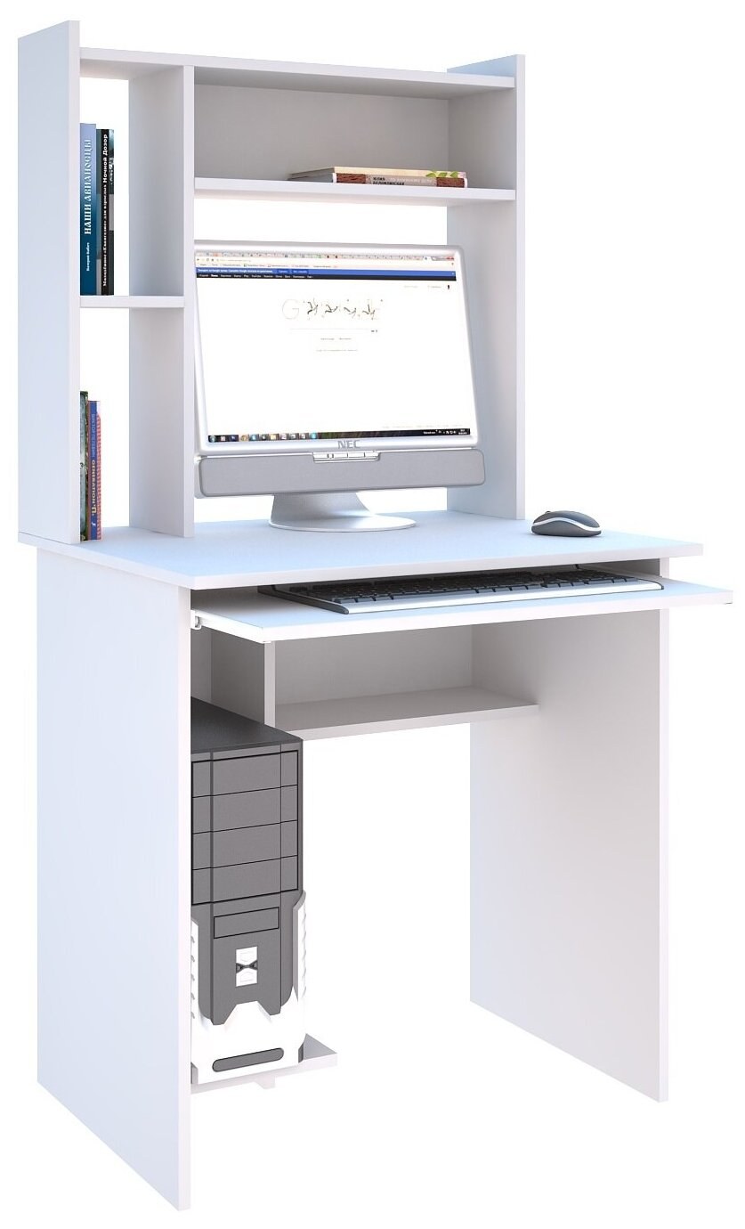Компьютерный стол КС-31 белый