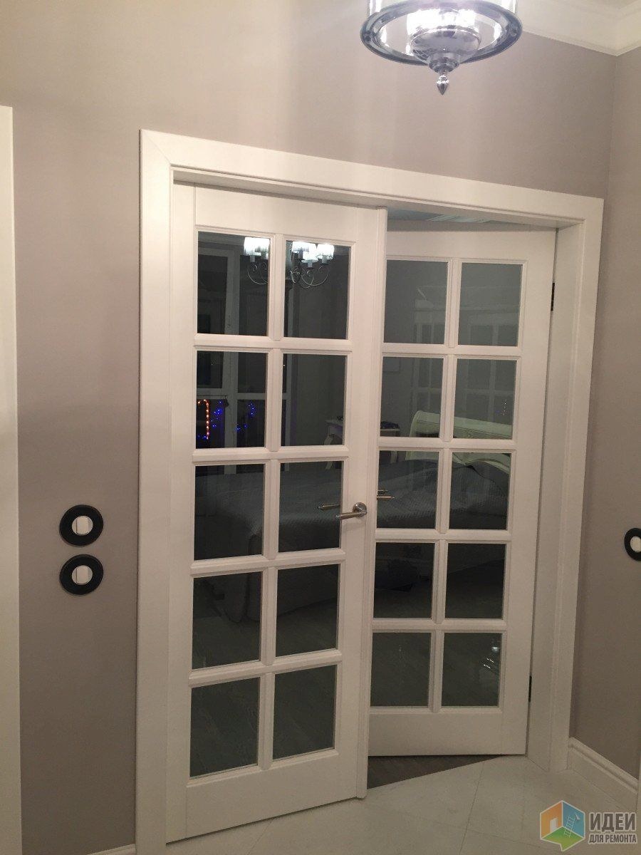 Двери со стеклом в интерьере