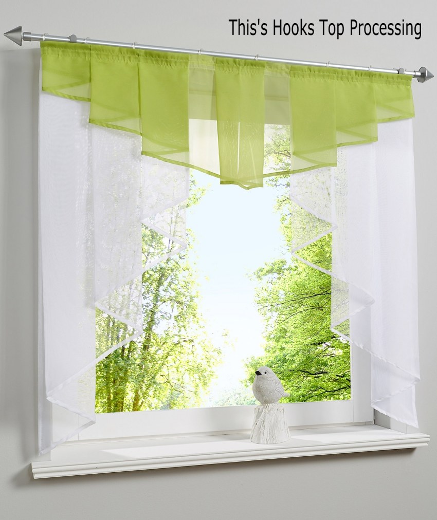 Кухонные шторы короткие