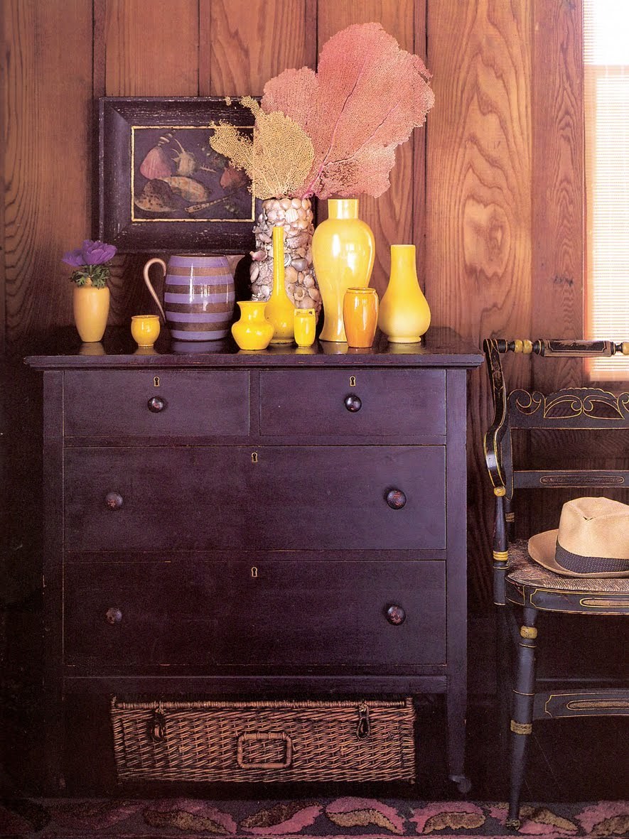 Перекрашенная мебель в интерьере