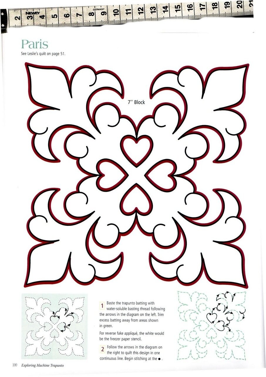 Трапунто схемы для начинающих