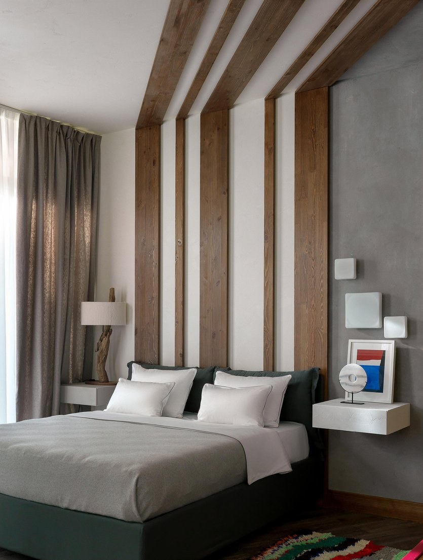 Рейки в спальне