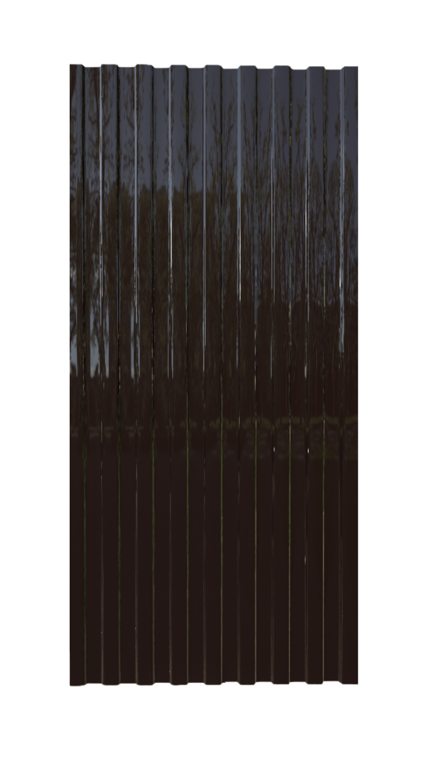 Профнастил коричневый леруа мерлен (62 фото)