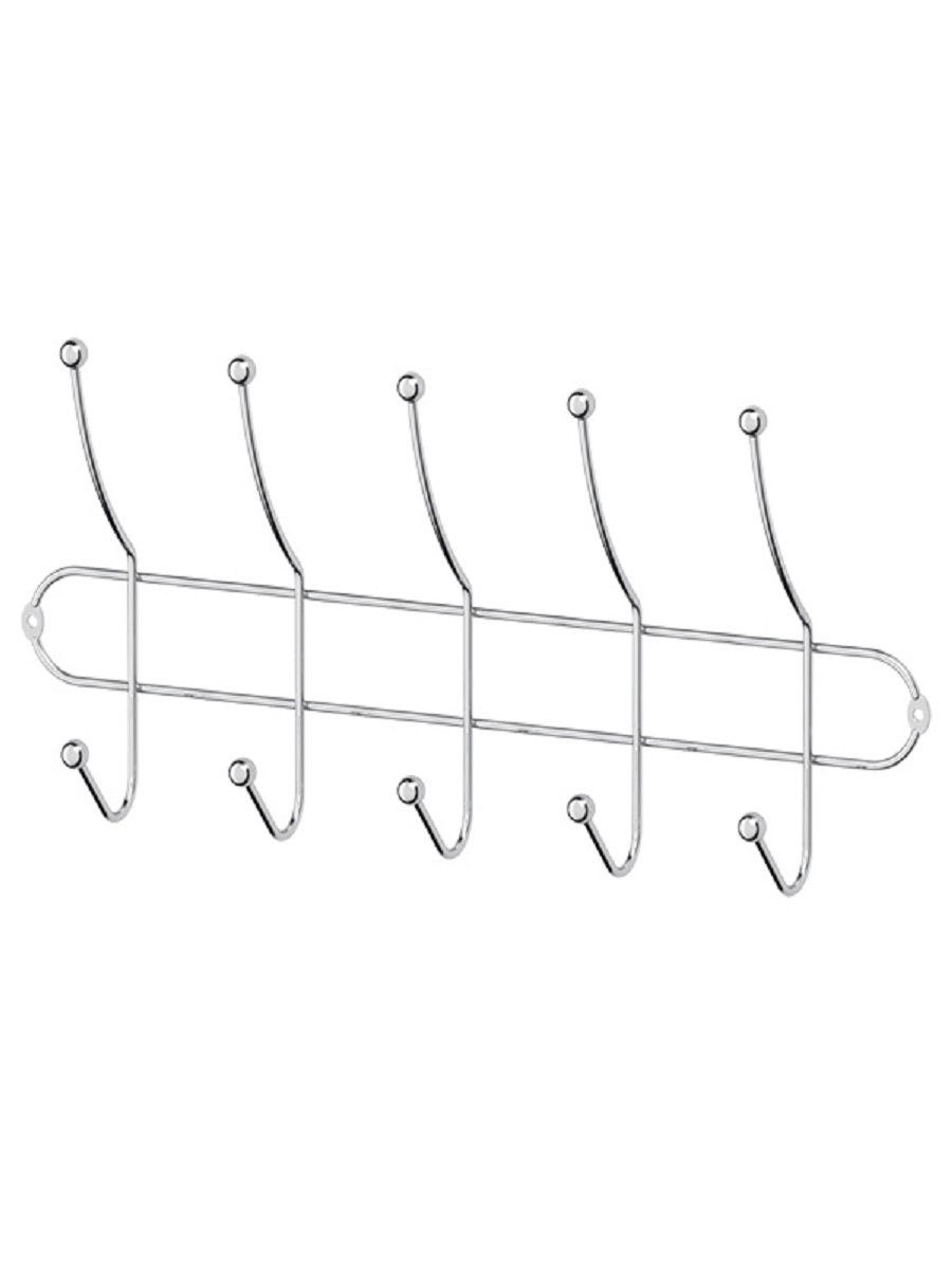 Вешалка настенная железная на 9 крючков (63 фото)