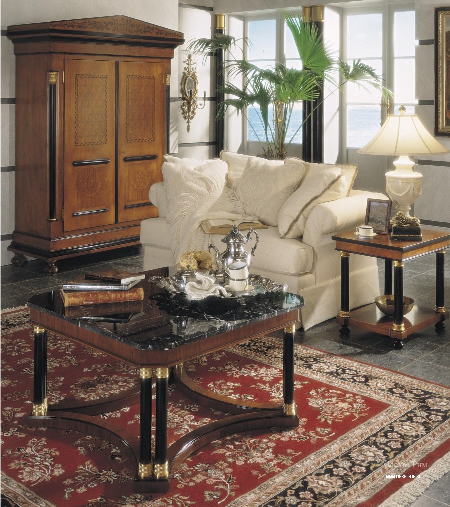Стол журнальный Ампир в интерьере