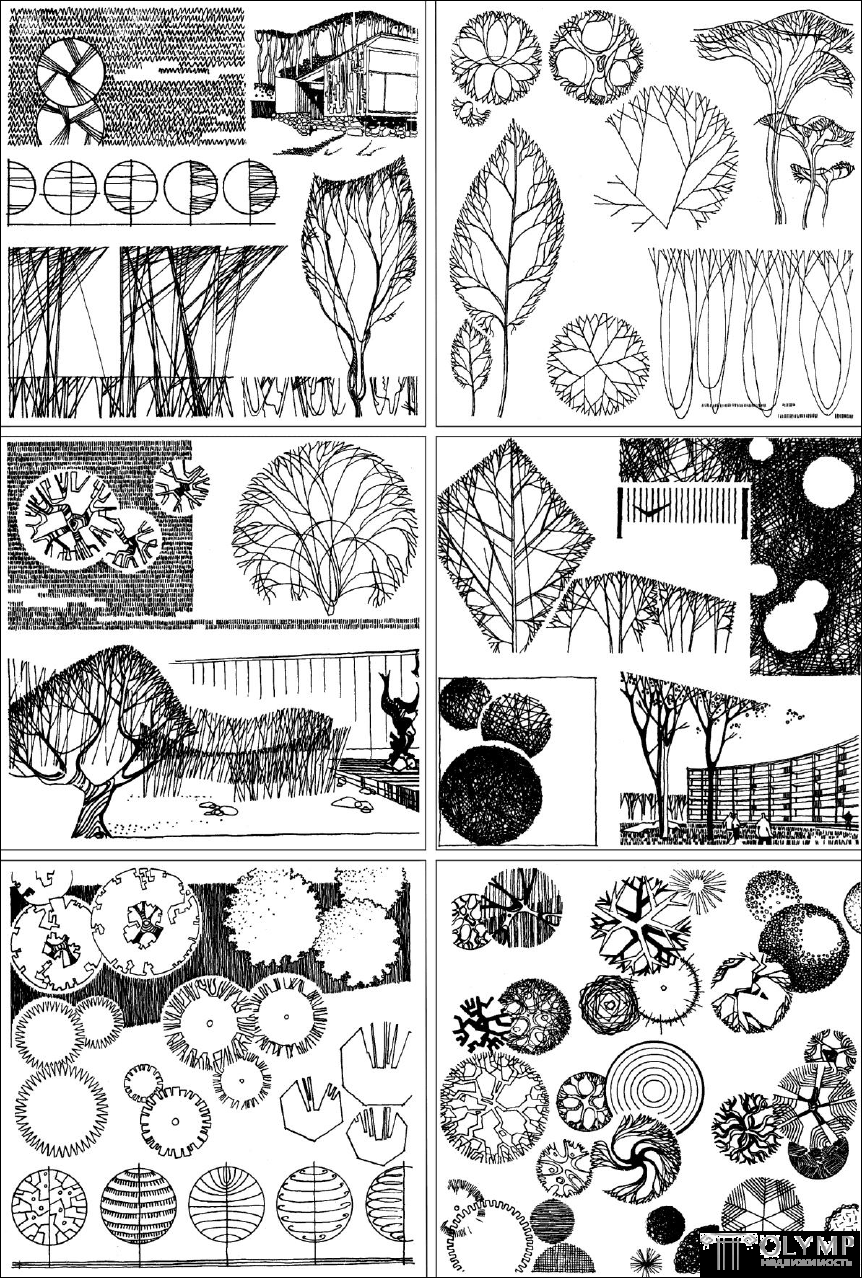 Архитектурная Графика антураж и стаффаж
