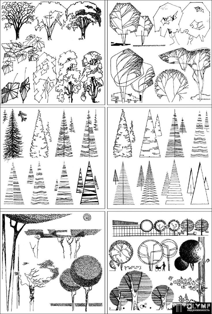Архитектурная Графика антураж и стаффаж