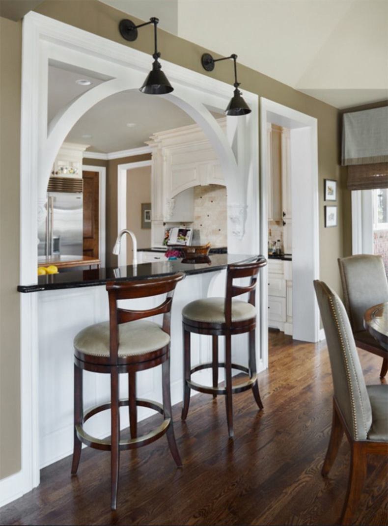 Арка с барной стойкой