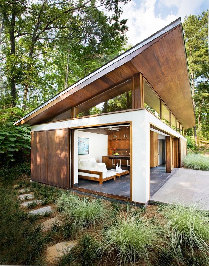 Флэт Хаус с односкатной крышей