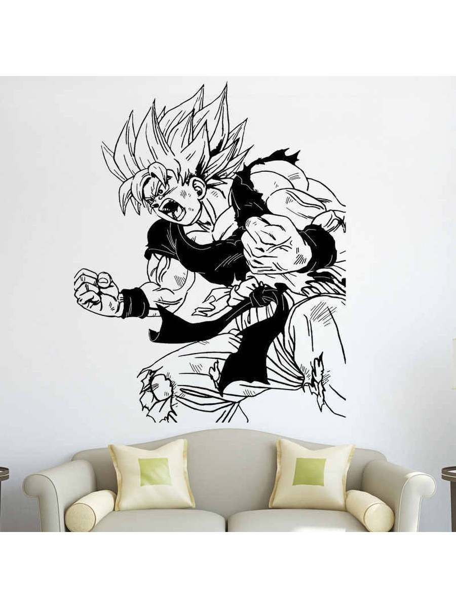 Интерьерная наклейка аниме герой