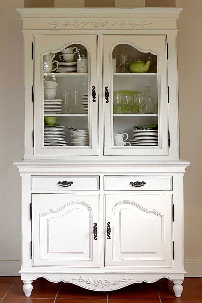 Шкаф буфет белый Прованс