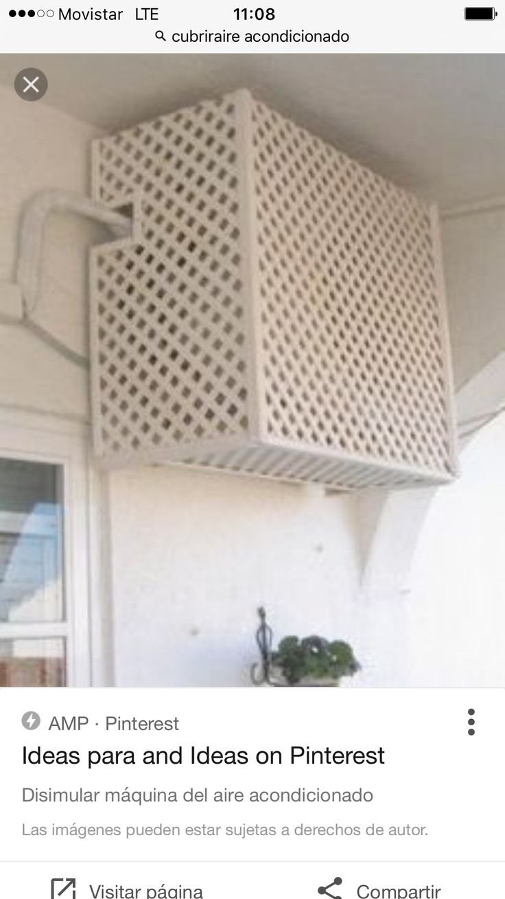 Декоративная решетка для кондиционера