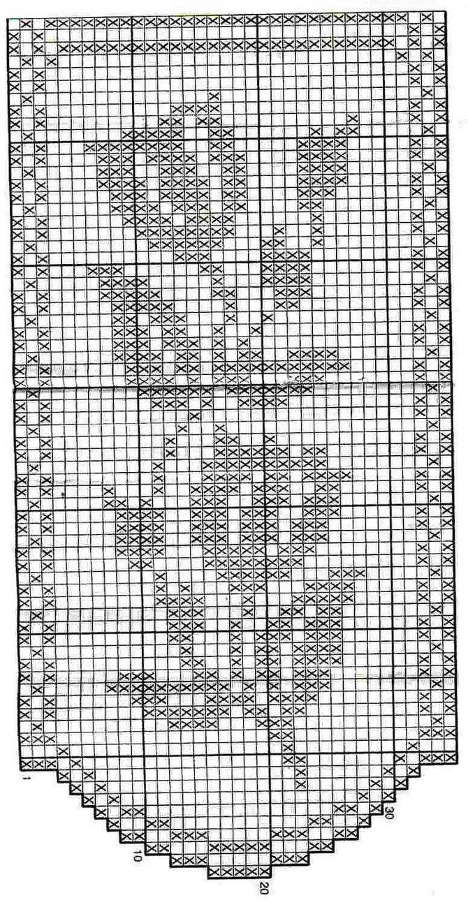 Филейное вязание схемы (70 фото)