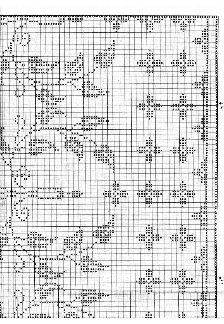 Филейное вязание Стрекоза