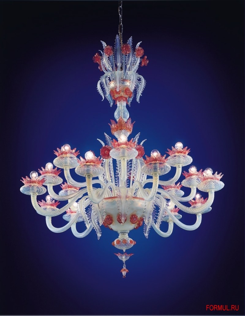 Люстры из муранского стекла Италия фабрики