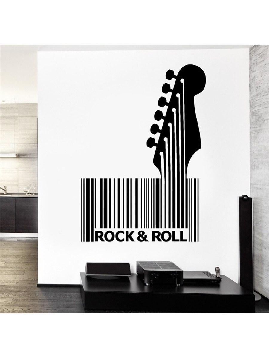 Наклейки на стену музыкальная тематика