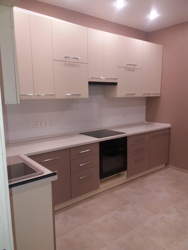 Кухня ваниль мокко глянец