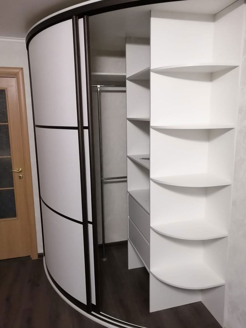 Радиусный шкаф радиус 750