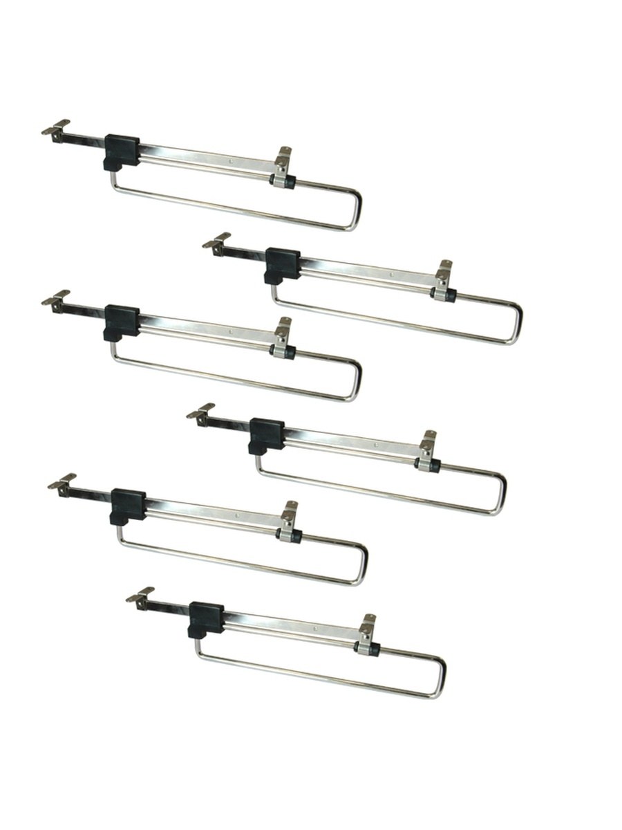 Штанга выдвижная 350мм никель