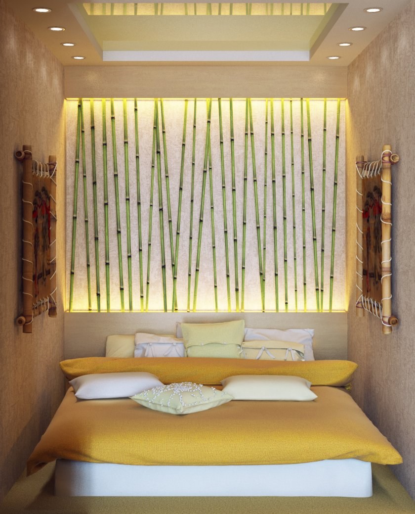 Ниша в интерьере спальни