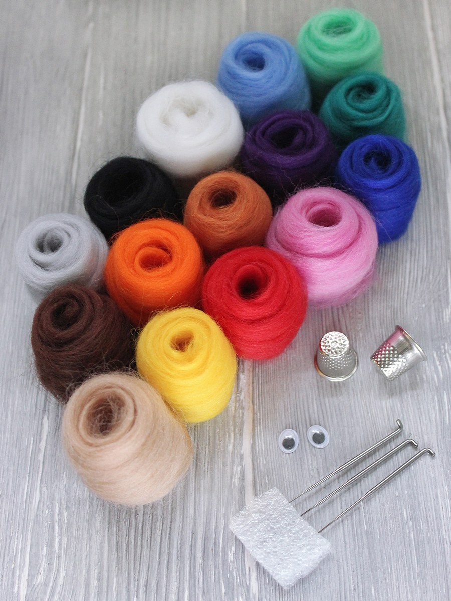 Набор шерсти для валяния