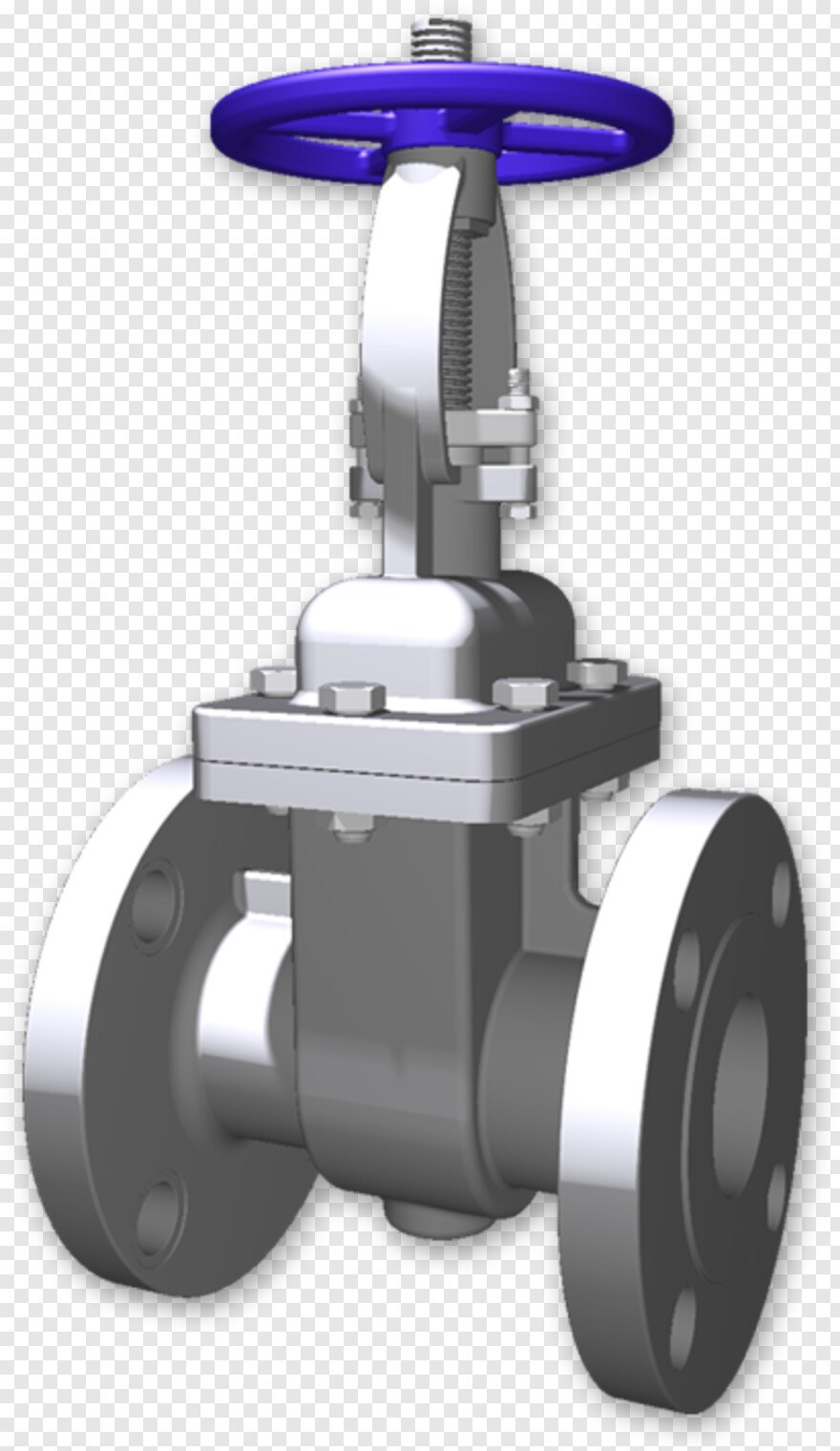Задвижка на прозрачном фоне