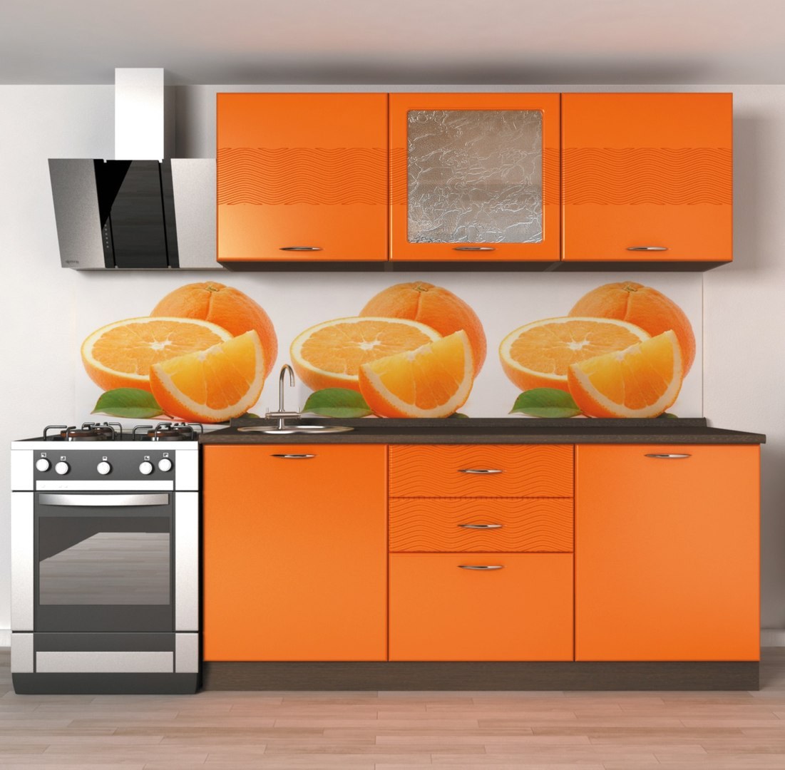 Полненькие кухни. Кухня оранж Витра. Кухонный гарнитур оранж. Оранжевая кухня.