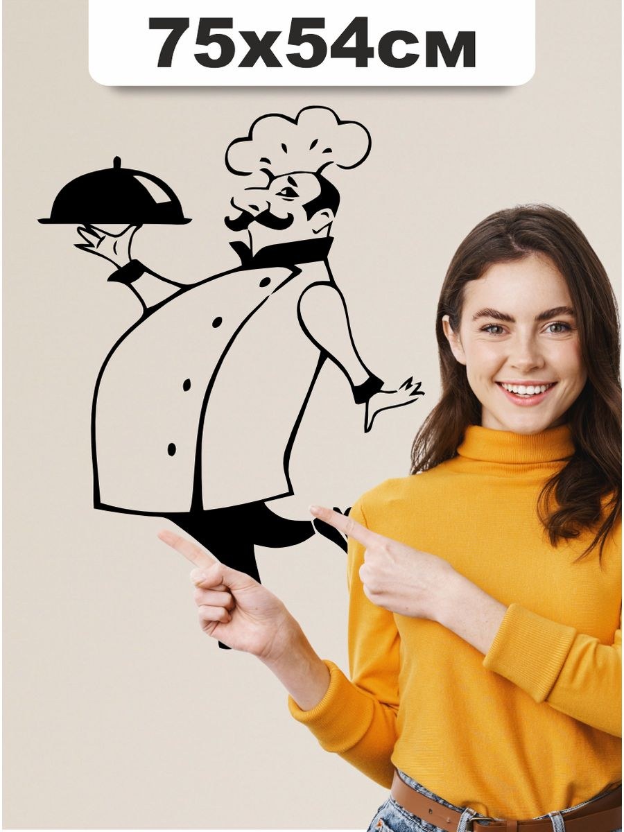 Декоративные наклейки на стену на кухню