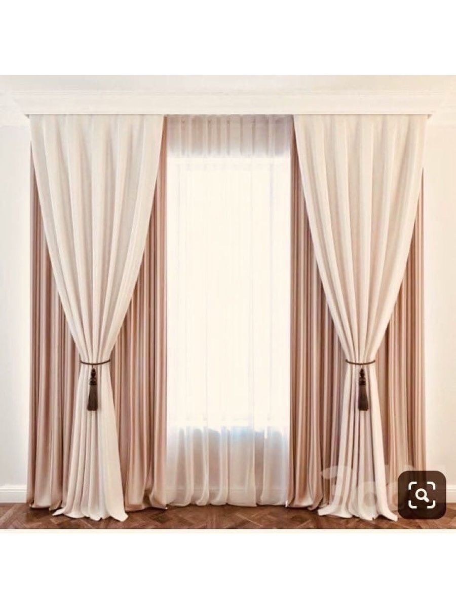 Двухцветные шторы Versace gr004