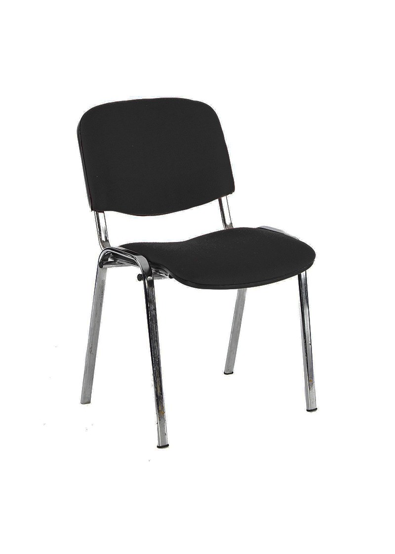 Стулья офис черные с хромом (67 фото)