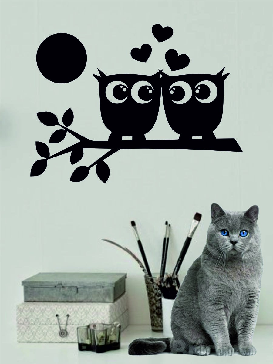 Большая интерьерная наклейка на дверь любовь (77 фото)